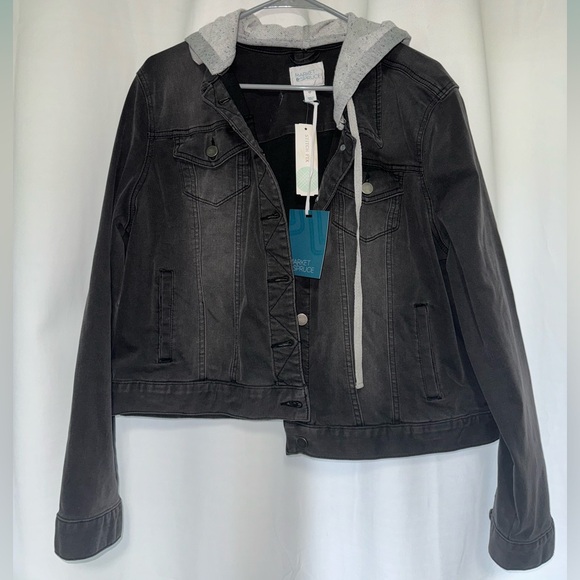 Denim Jacket Crop NWT - Picture 1 of 2